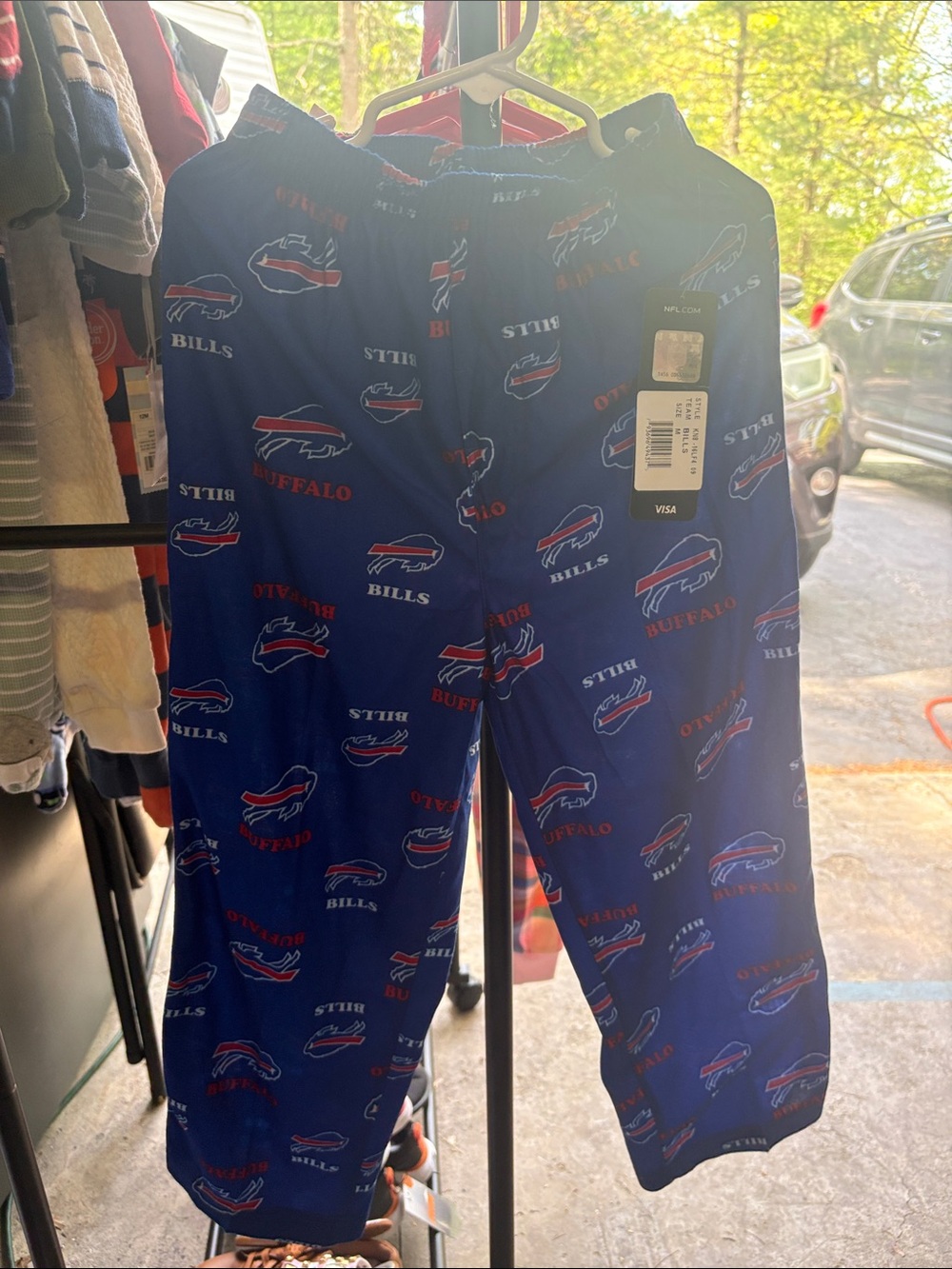 Nwt Buffalo Bills Blue Logo polyester pajama pants